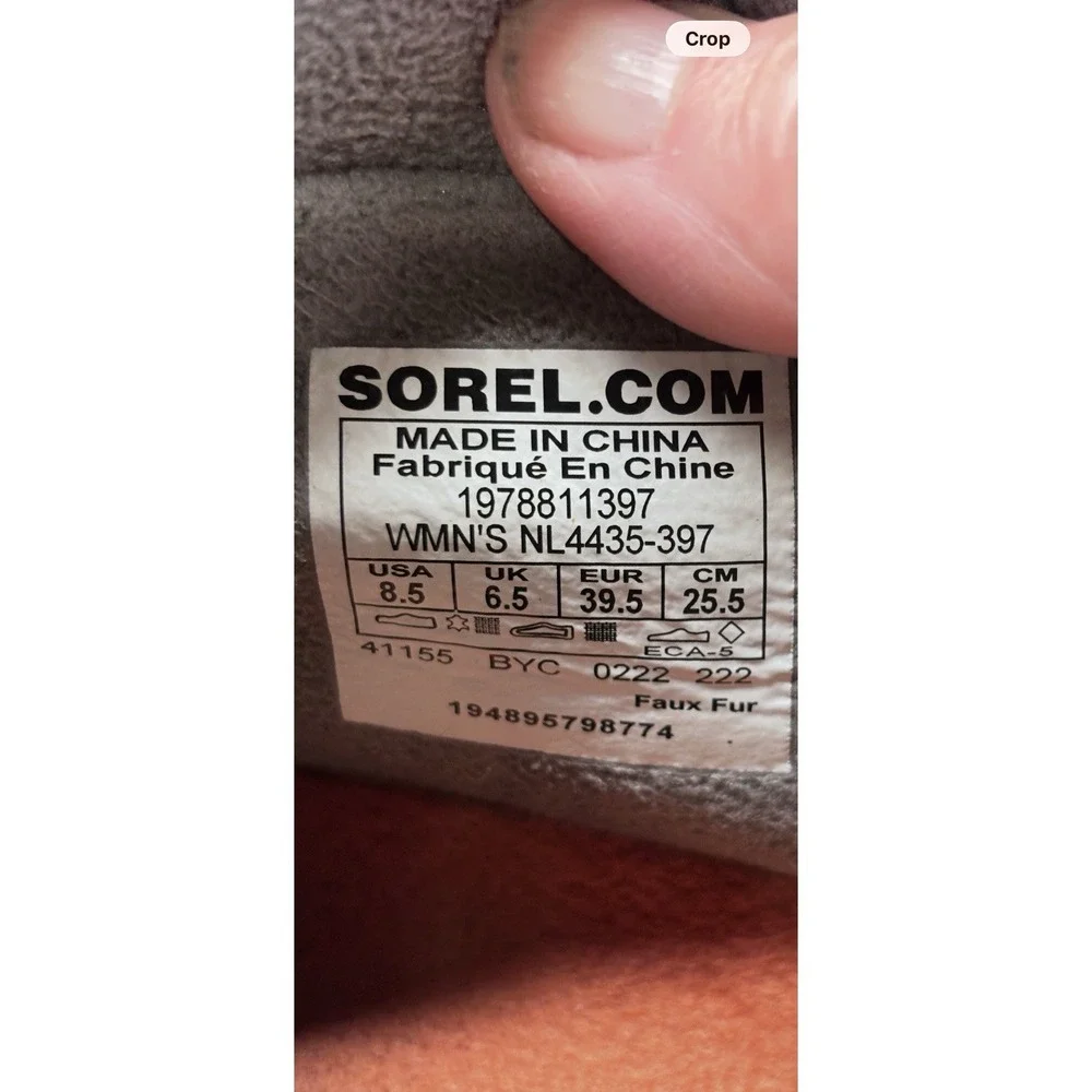 Sorel x Prana‎ Out N About III Conquest 1978811397 Boot Women's 8.5 Stone Green
